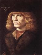 PREDIS, Ambrogio de Portrat of a young man oil painting reproduction